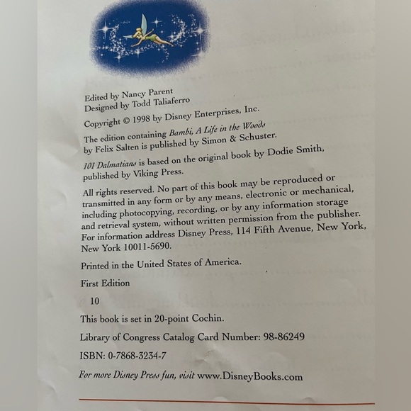 First Edition-Disney’s Storybook Collection-Vintage Hardcover Book-EUC - Picture 4 of 11